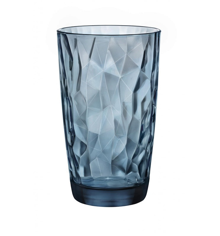 Stiklinė BORMIOLI ROCCO DIAMOND COOLER, 470 ml, mėlyna