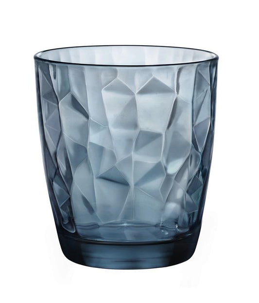 Szklanka BORMIOLI ROCCO DIAMOND DOF, 390 ml, niebieska
