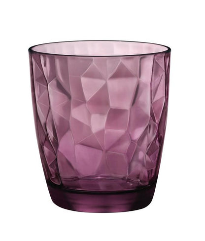Szklanka BORMIOLI ROCCO DIAMOND DOF, 390 ml, fioletowa