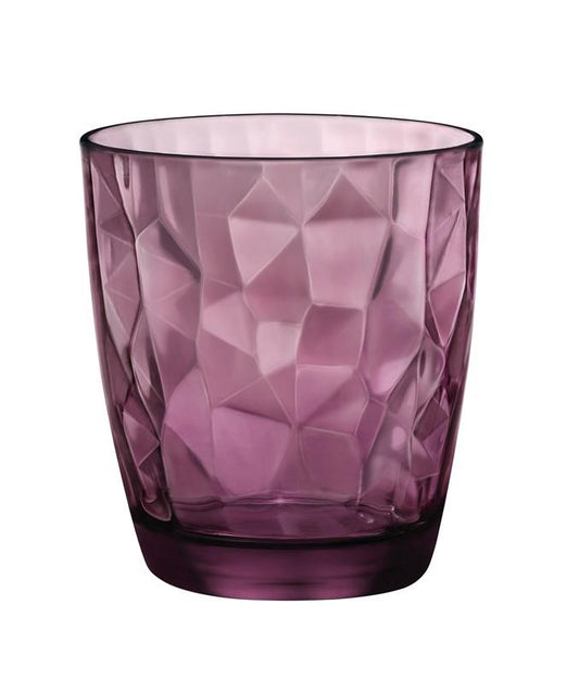 Szklanka BORMIOLI ROCCO DIAMOND DOF, 390 ml, fioletowa