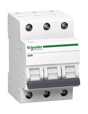 Automatinis jungiklis Schneider K60N, 3P, C, 6kA, 20 A
