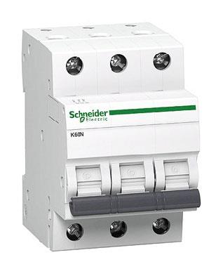 Automatinis jungiklis Schneider K60N, 3P, C, 6kA, 25 A