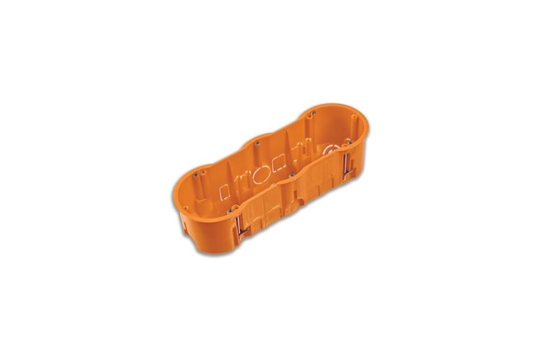 Montavimo dėžutė trivietė Pawbol A.0041PG, 68 x 60 mm
