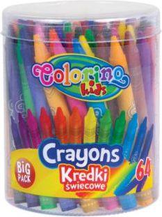 Kredki woskowe Colorino, 64 szt.