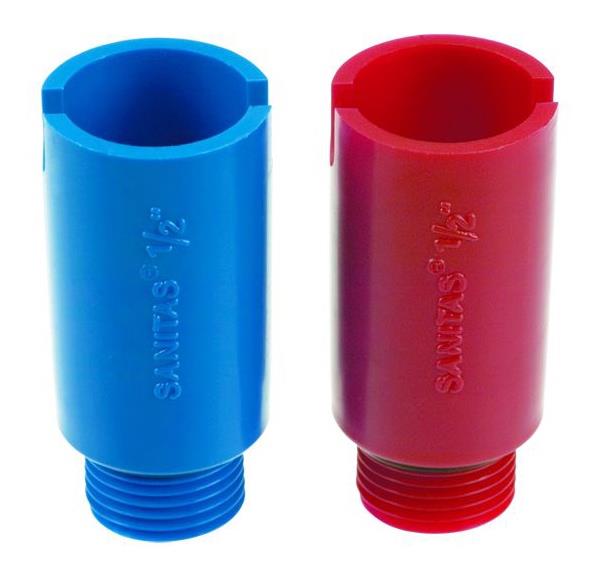 Aklidangtis 10.2000 PPR, mėlynas, 1/2" išor. sriegis