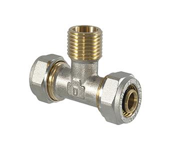 Užveržiamas trišakis 1060, 3/4" x 20 mm, išorinis sriegis