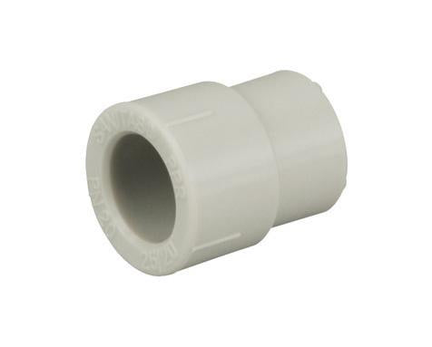 Złączka redukcyjna 07.3220 PPR 32 mmx20 mm, gwint zewnętrzny i wewnętrzny.