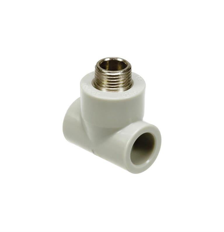 Trójnik z gwintem 27.2520, 25 mm x1/2" gwint zewn.