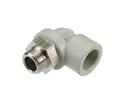 Alkūnė 25.2520A PPR, 25 mm x1/2" išorinis sriegis