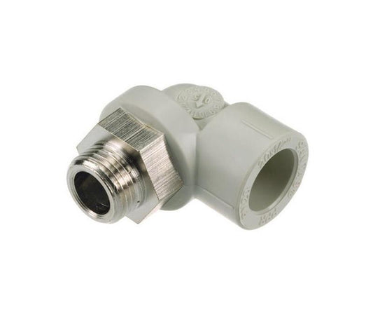 Alkūnė 25.2520A PPR, 25 mm x1/2" išorinis sriegis
