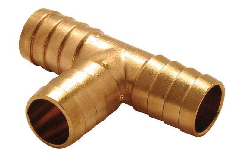 Trišakis žarnoms sujungti TDM Brass, ¾", išorinis sriegis