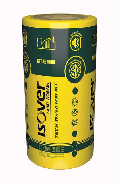 Stiklo vatos demblys, Isover, Orstech DP80-ALU, 5x100x400
