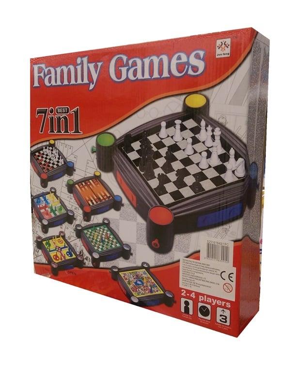 Stalo žaidimų rinkinys FAMILY GAMES 7 IN 1