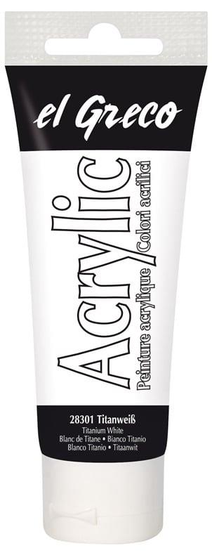 Farby akrylowe C. KREUL 28301, 75 ml, białe