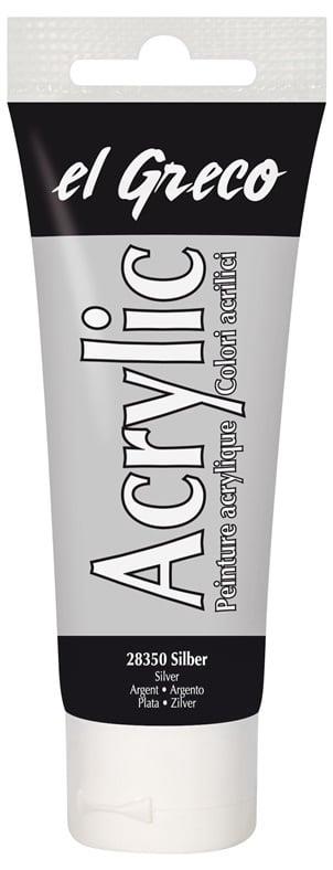 Akriliniai dažai C. KREUL 28350, 75 ml, sidabriniai