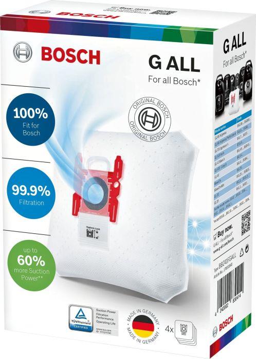 Dulkių siurblio maišeliai Bosch BBZ41FGALL, 4 vnt