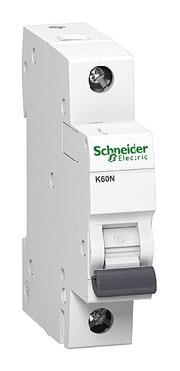Automatinis jungiklis Schneider K60N, 1P, B, 6kA, 25 A