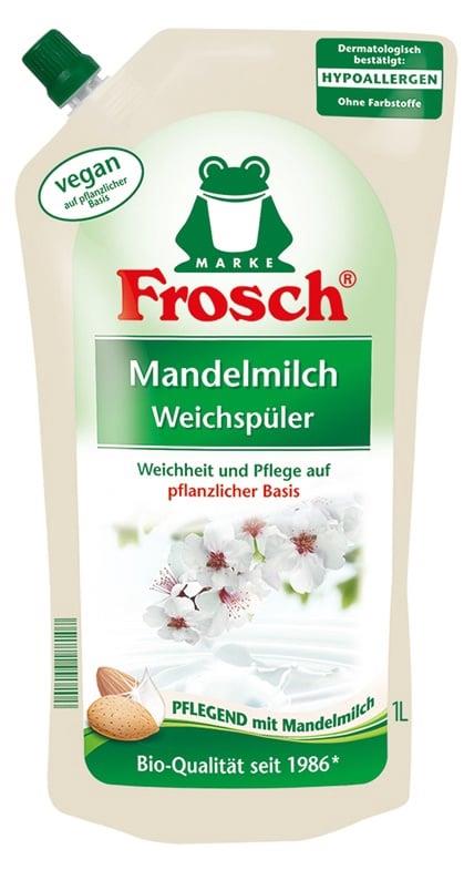 Płyn do płukania tkanin Frosch, migdałowy, 1 l