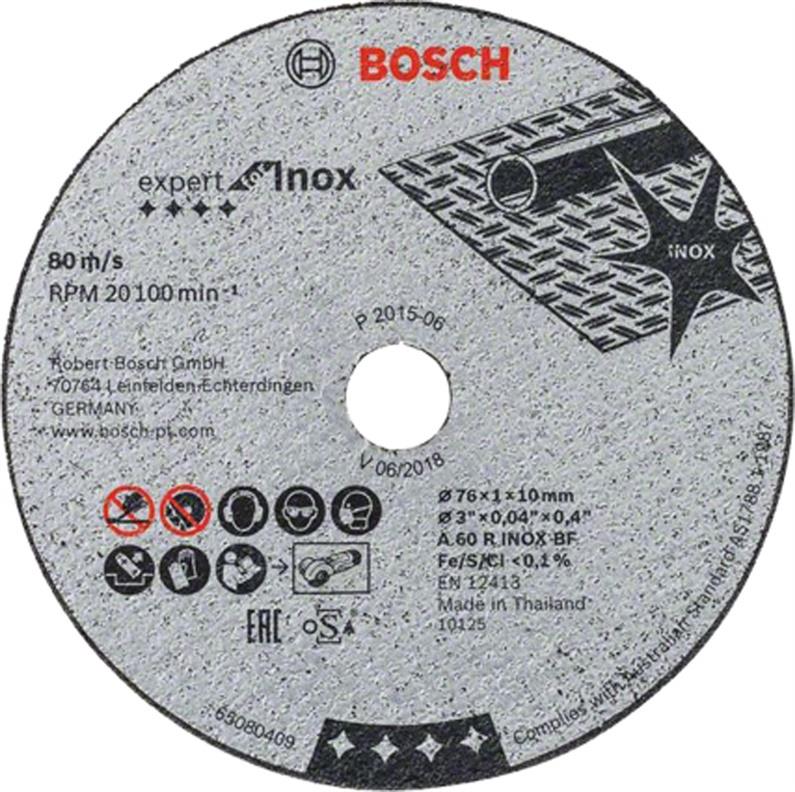 Tarcze tnące Bosch, 76 x 1 x 10 mm, 5 szt.