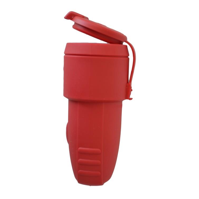 Gniazdo przedłużacza N&L, 3P, 16A, 250V, IP44, czerwone