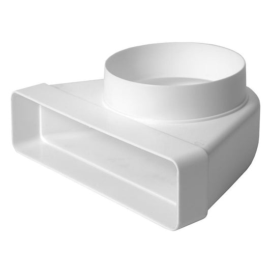 Kolano wentylacyjne EUROPLAST KLD25 220 x 55mm D100 90°