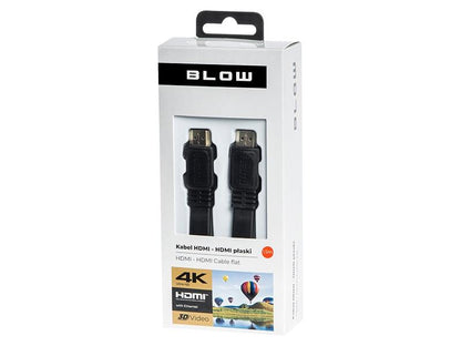 Laidas BLOW HDMI M, HDMI M, 1.5m, juodas 92-606#
