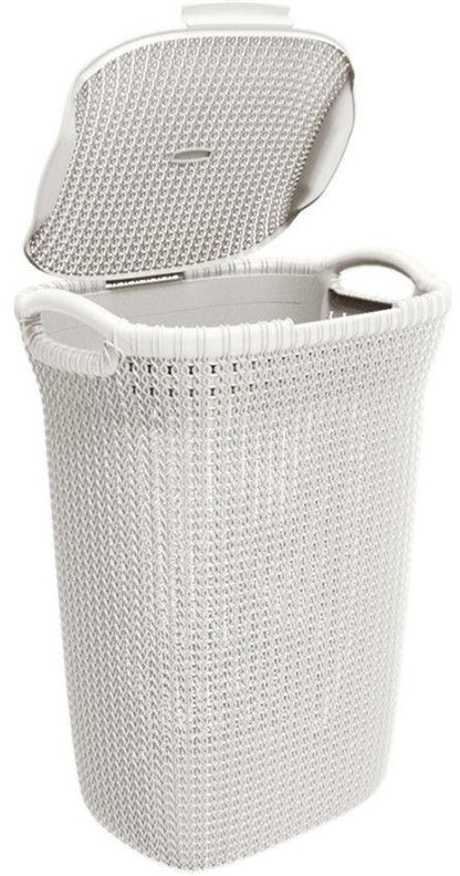 KOSZ NA PRANIE „KNIT” (57 l; 228391; BIAŁY)