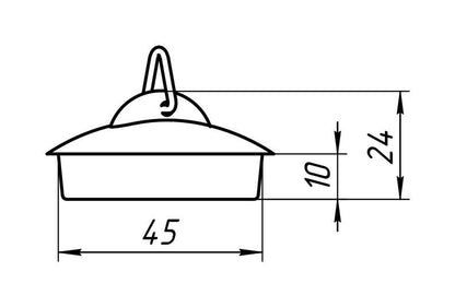 Vonios plautuvės kamštis Aniplast M300, 1½