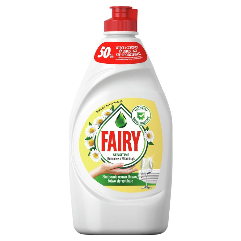 Płyn do mycia naczyń FAIRY SENSITIVE RUMIANEK, 900 ml