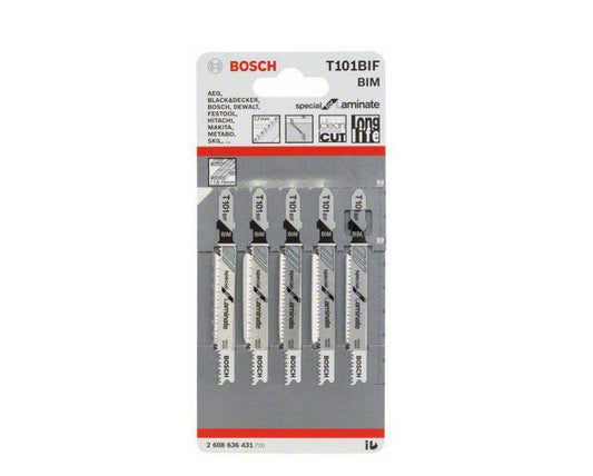 Siaurapjūklio pjūkleliai Bosch, T101BIF, 5 vnt.