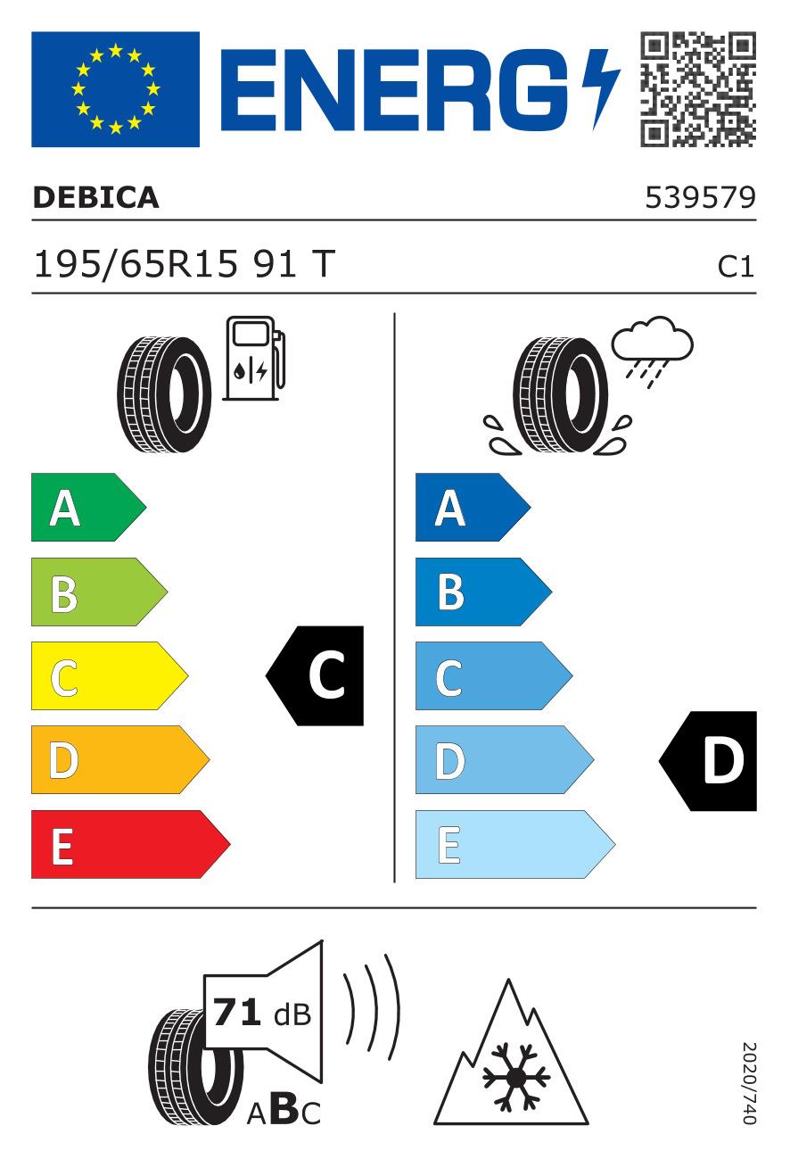 Automobilio padanga Debica Frigo2, M+S, 195/65 R15, 91T