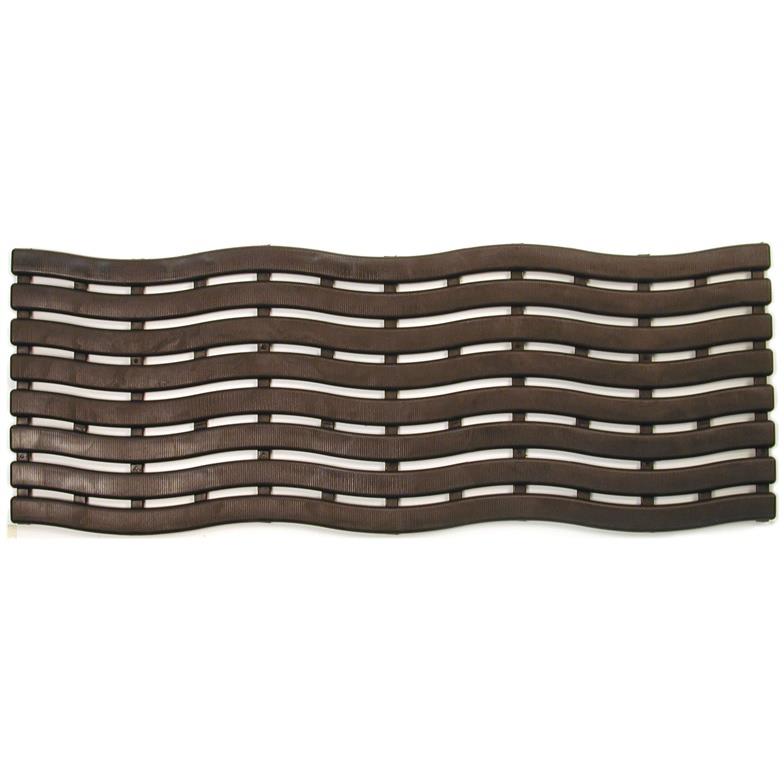 Plastikinis vonios kilimėlis 0695, rudas, 60 cm