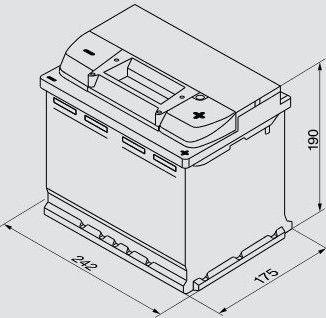 Akumuliatorius Bosch S5, 63 Ah, 610 A, 12 V