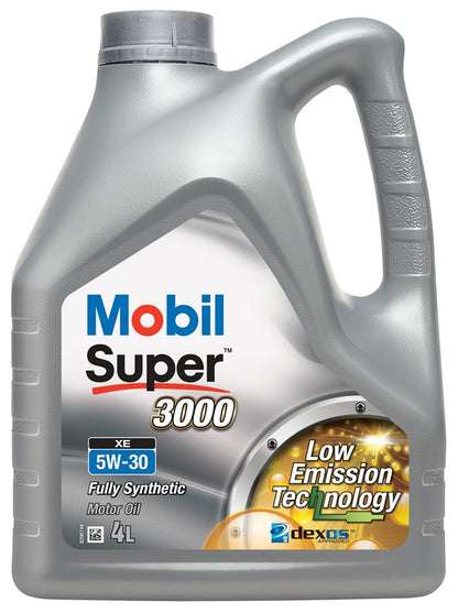Automobilio variklio tepalas Mobil Super 3000 XE, 5W-30, 4 l