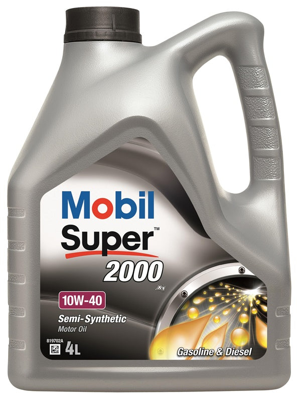 Automobilio variklio tepalas Mobil Super 2000x1, 10W-40, 4 l