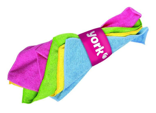 Universal Microfiber Cloth Set York, 4 pcs