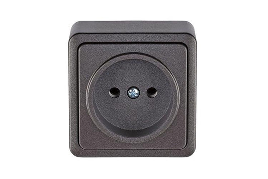 Gniazdo VILMA SL+250, antracytowe