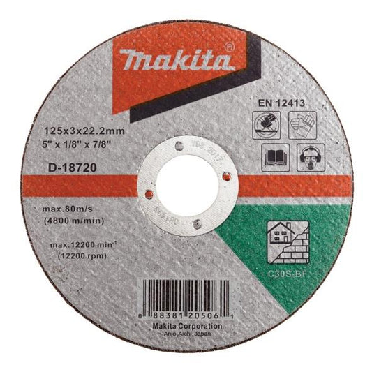 Tarcza tnąca Makita, 125 x 3 x 22.2 mm