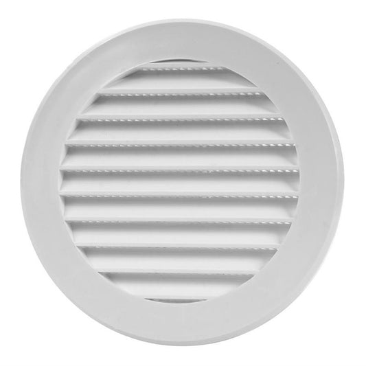 Plast. ventiliacijos grotelės EUROPLAST VR100, D100, baltos