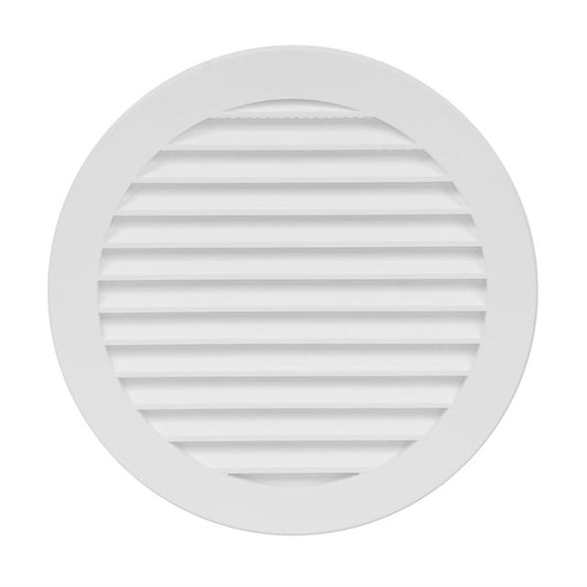 Plast. ventiliacijos grotelės EUROPLAST VR125, D125, baltos