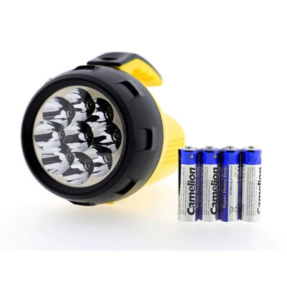 ŽIBINTAS RANKINIS CAMELION 9XLED + 4XAA