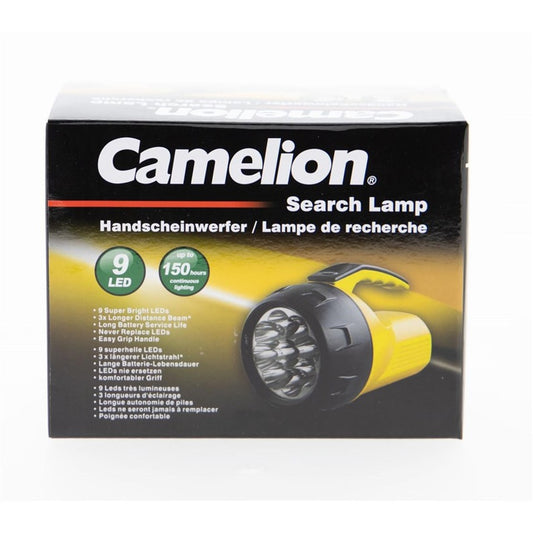 ŽIBINTAS RANKINIS CAMELION 9XLED + 4XAA