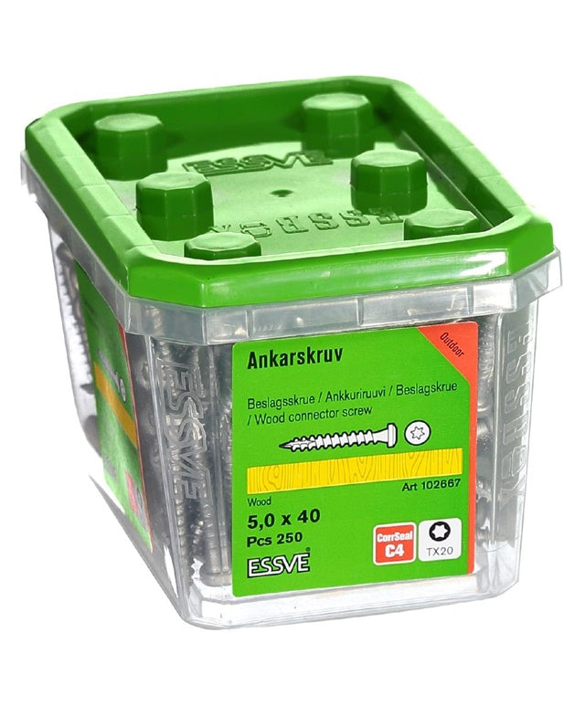 Medsraigčiai kampams Corrseal 5,0 x 40, 250 vnt.