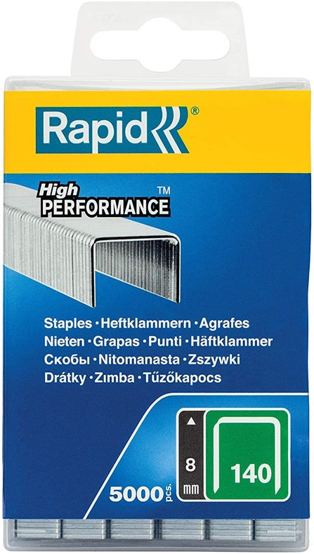 Kabės Rapid, tipas 140; 10,6 x 8 mm; 5000 vnt