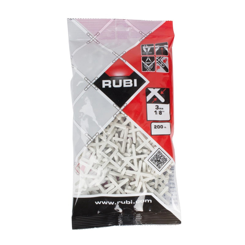 Krzyżyki Rubi, 3 mm, 200 szt.