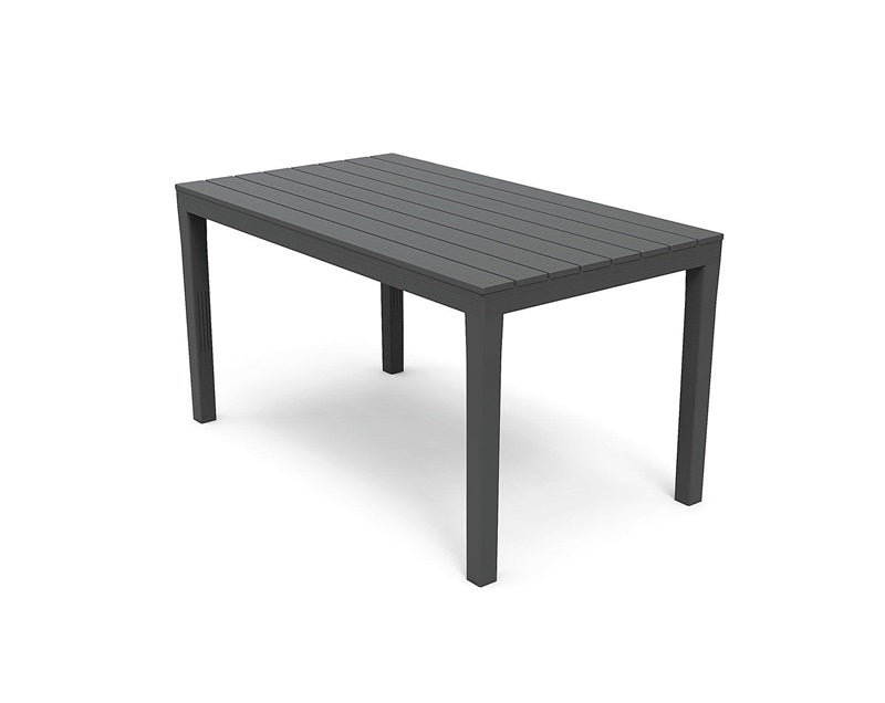 Stół ogrodowy PROGARDEN SUMATRA 01790, szary, 138×80×72 cm