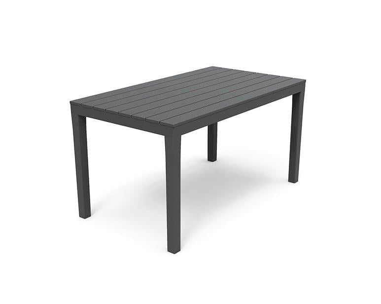 Stół ogrodowy PROGARDEN SUMATRA 01790, szary, 138×80×72 cm
