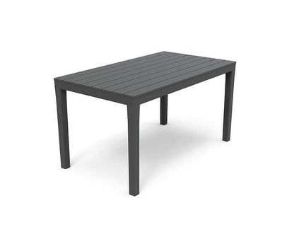 Stół ogrodowy PROGARDEN SUMATRA 01790, szary, 138×80×72 cm