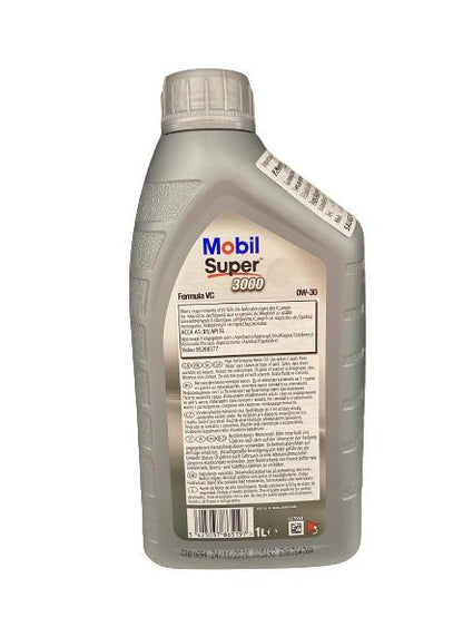 VARIKLIŲ ALYVA „MOBIL SUPER 3000 FORMULA VC 0W-30“; 1 L