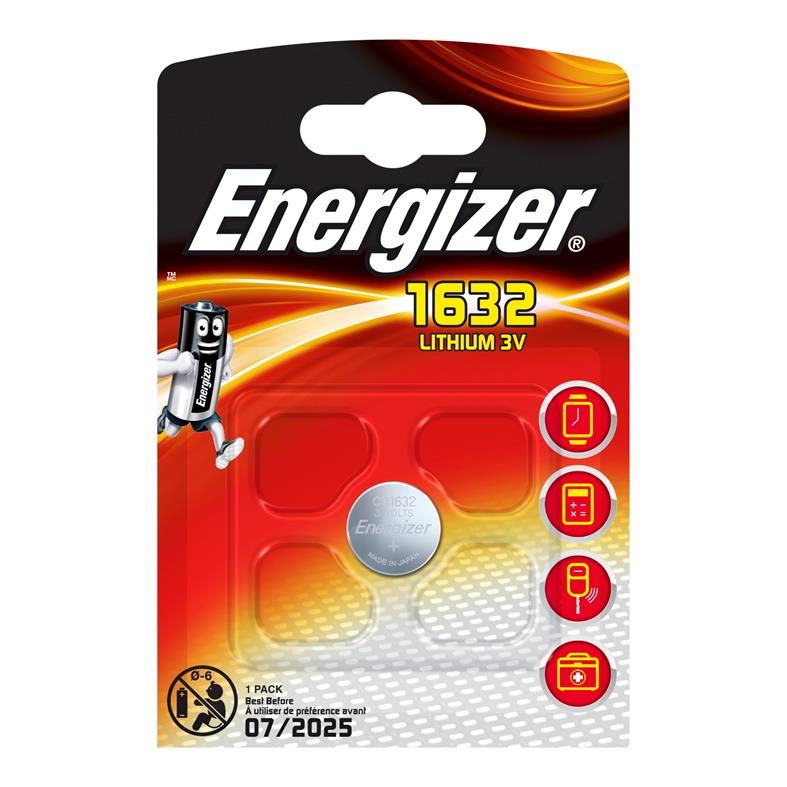 Elementas ENERGIZER CR1632, 3V